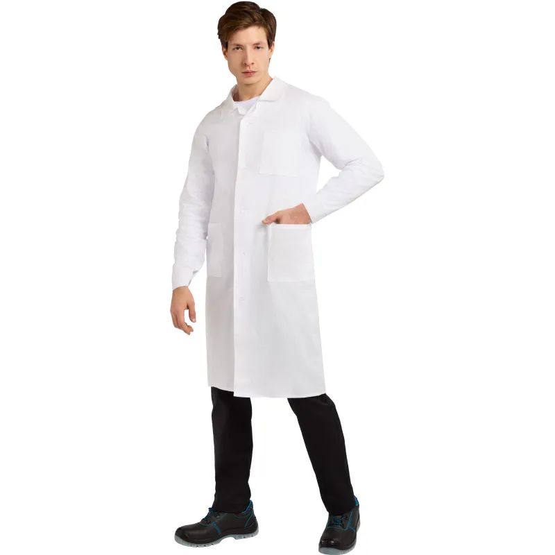 Халат мужской у02-ХЛ белый (р.44-46) 182-188