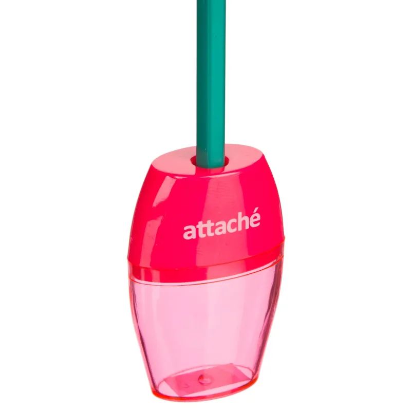 Точилка APS105, на 1 отв., с конт., цвета в ассорт.