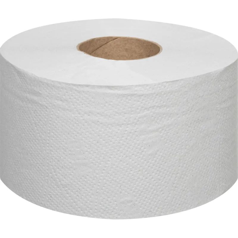 Бумага туалетная д/дисп 1сл бел макул втул 200м 12рул/уп 200W1