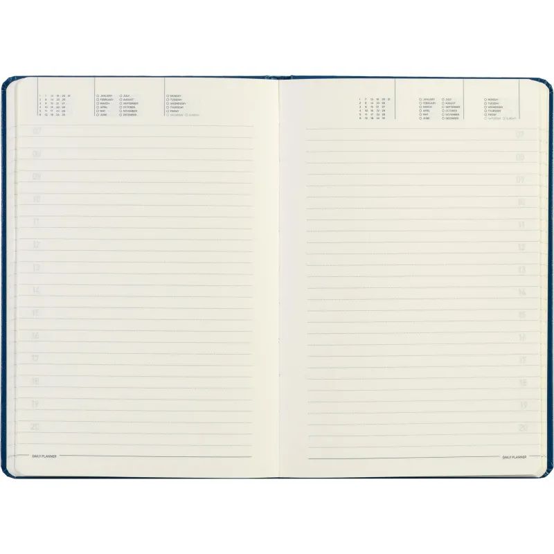 Ежедневник недатированный синий, MEGAPOLIS А5, 142х214мм,320стр.3-281/01