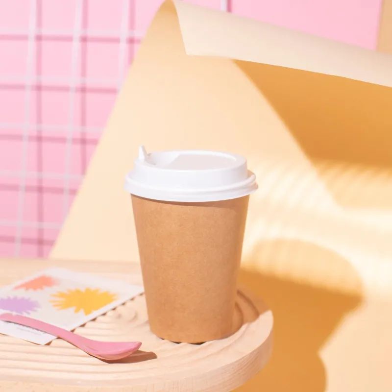 Стакан одноразовый бум 1-сл. d-80мм 200мл Крафт 50шт/уп (SP9S)