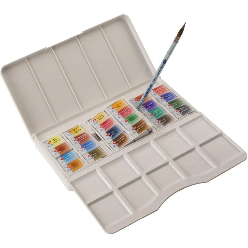 Краски акварельные Белые ночи 24цв кюветы 1942090/1941061