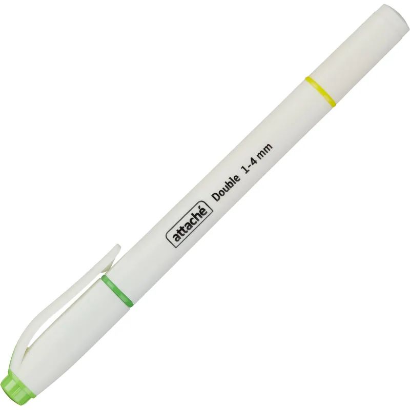 Набор текстовыделителей Attache Double 1-4 мм наб 6 цв 5 маркеров