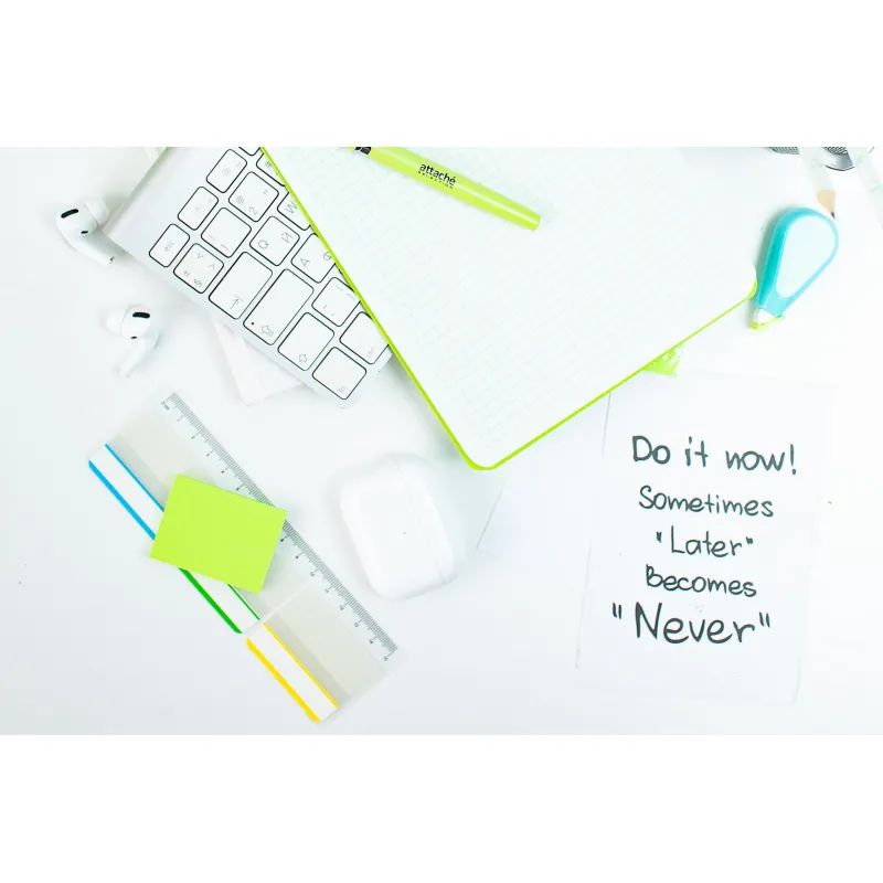 Клейкие закладки пласт. 3цв.по 10л. 37ммх50 Attache Selection + линейка 12с