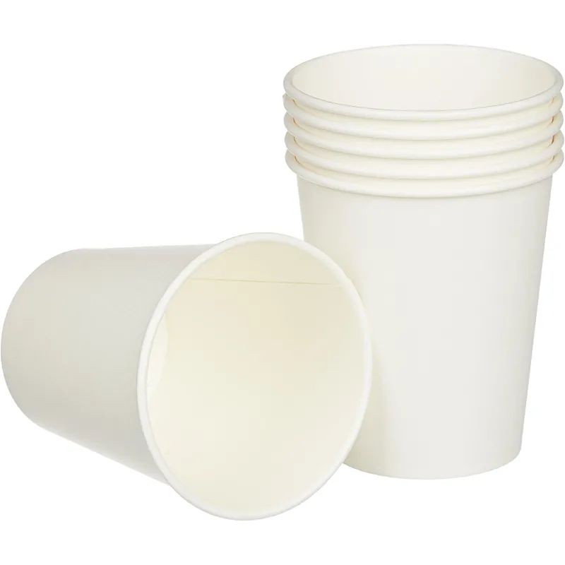 Стакан одноразовый бум однослойный d-70мм 165мл белый 100шт/уп