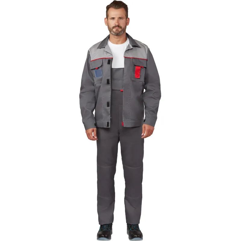 Костюм рабочий летний муж л10-КПК т-сер/св-сер(р.48-50)170-176 (серия Л)