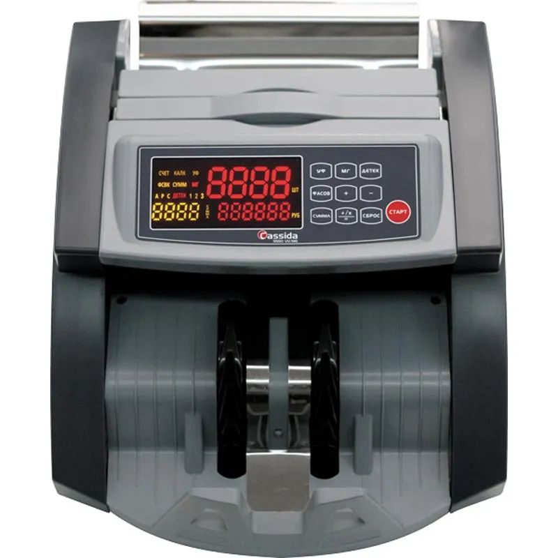Счетчик банкнот Cassida 5550 UV, до 1300 банк/мин, УФ, оптич