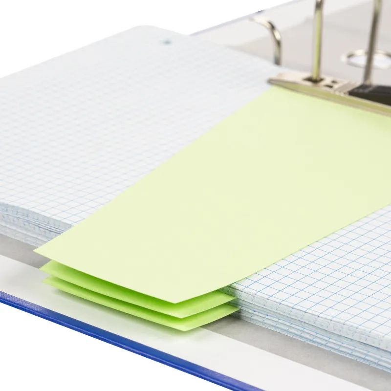 Разделитель листов Разделительные полоски Attache, зеленые, 100 шт./уп.