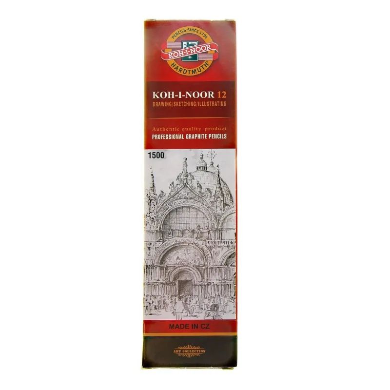 Карандаш чернографитный KOH-I-NOOR 1500/2H б/ласт, Чехия