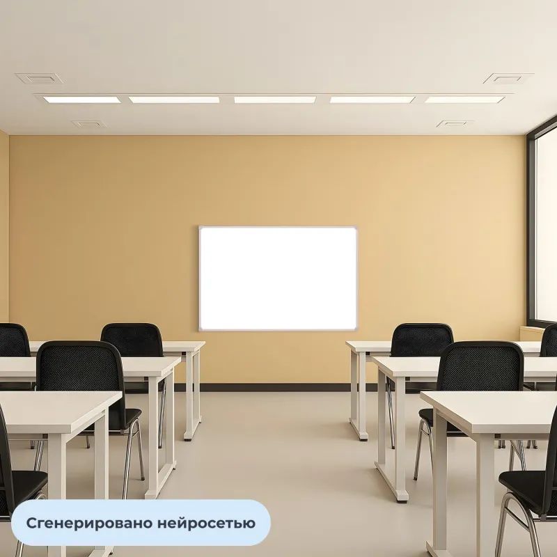 Доска магнитно-маркерная Attache Economy Classic 90х120(BW-PL912)ПВХпрофиль