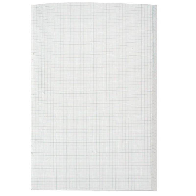 Тетрадь общая А4,96л,клет,скреп,обл.бумвинил,блок офсет-2 Синяя