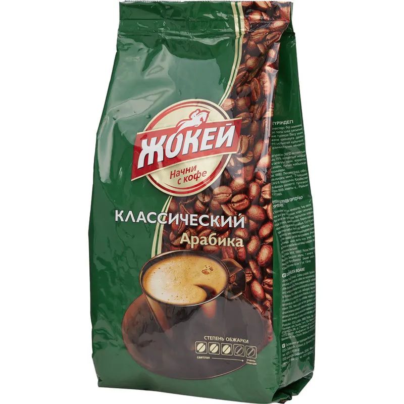 Кофе Жокей Классический в зернах, 900 г