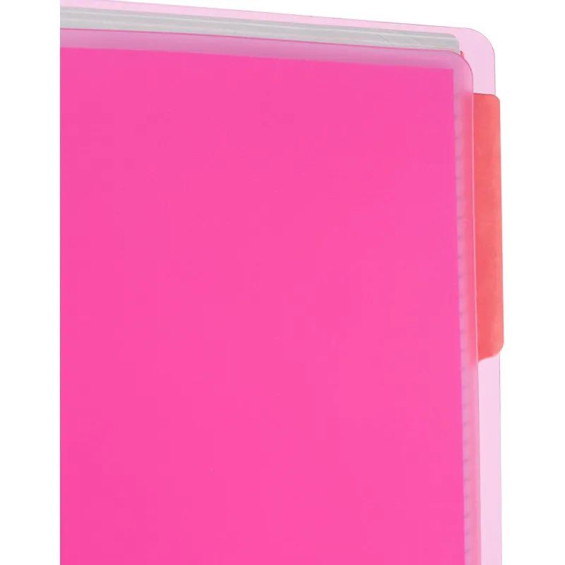 Бизнес-тетрадь Attache Rainbow Style А4 на кольцах, смен.блок, розов