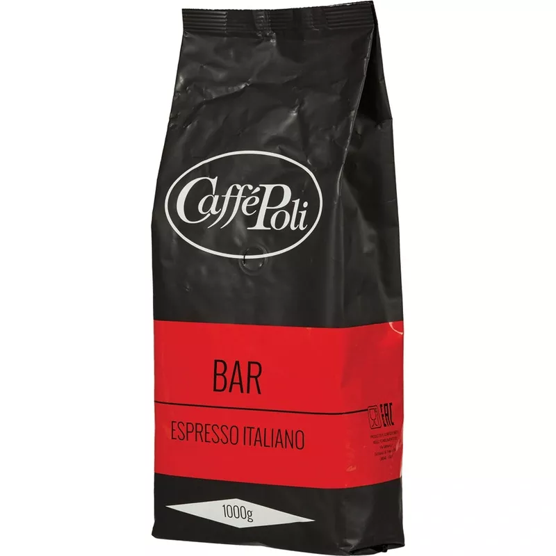Кофе в зёрнах Caffe Poli Bar 1 кг (пакет)