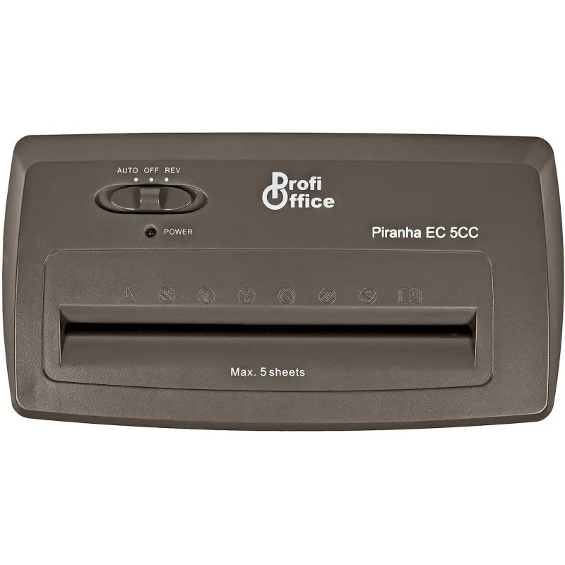 Шредер (уничтожитель) ProfiOffice Piranha EC5СС, 4ур.секр., 6лист, 14л