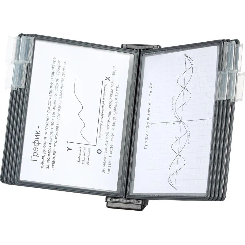 Демосистема настенная Promega office FDS006 10 пан., черный металл/пластик