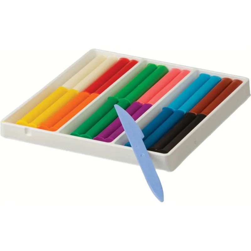 Пластилин воск. Луч Фантазия 12 цв 210 г со стеком, 25с 1523-08