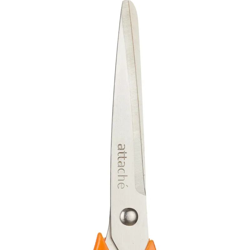 Ножницы Attache Orange 177 мм с пластик. эллиптическими ручками,цвет