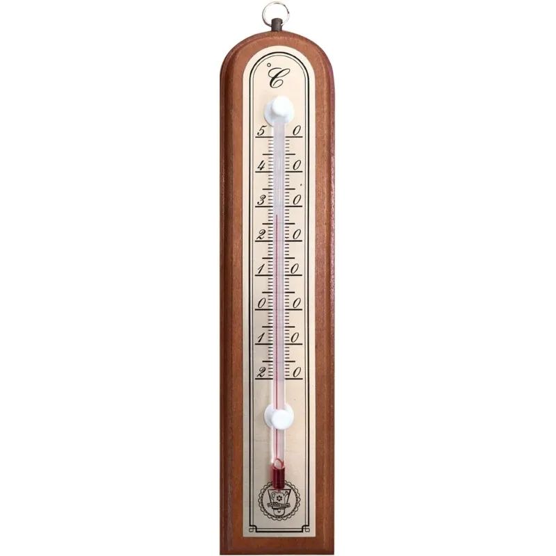 Термометр комнатный 3,9х18,8см., светлое дерево (466106)