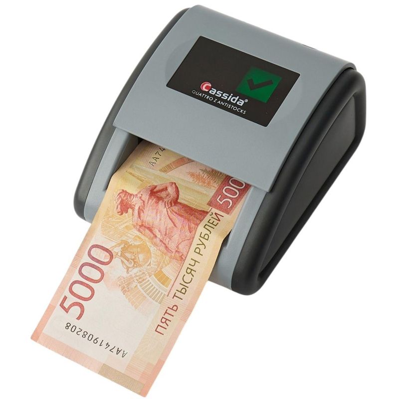 Детектор банкнот Cassida Quattro Z Антистокс LED_RUB