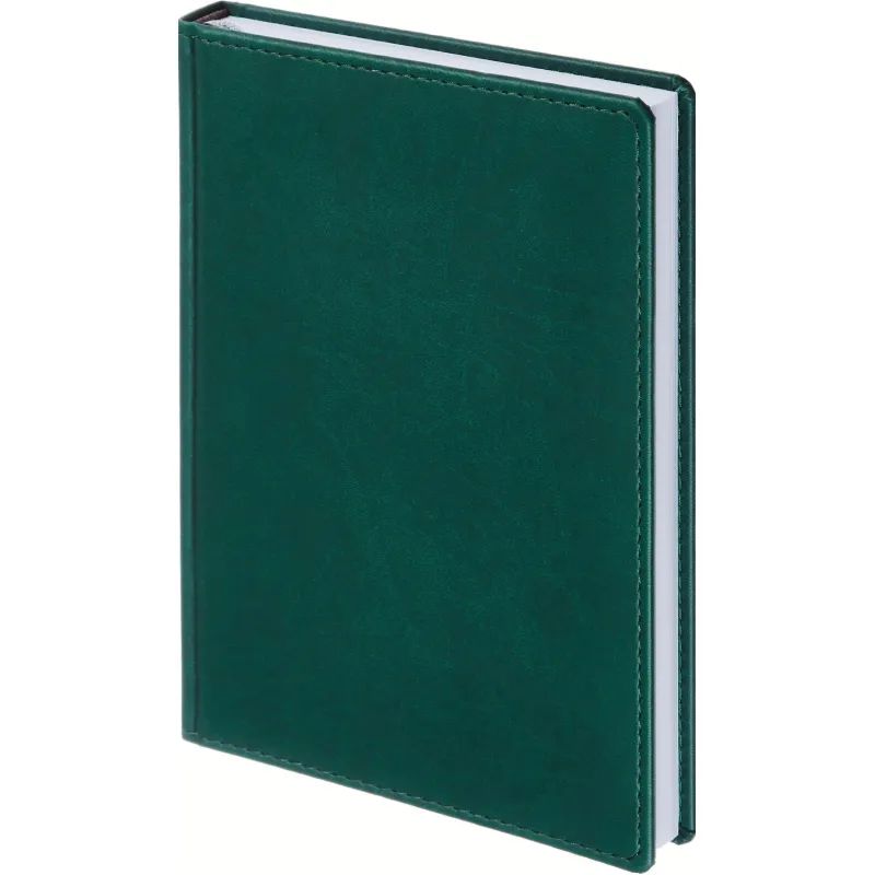 Ежедневник недатированный зелёный,А5,143х210мм,176л,ATTACHE Сиам