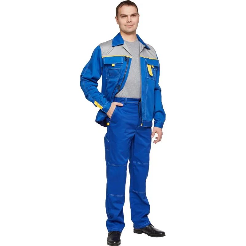 Костюм летний муж л10-КБР вас/сер (р.52-54) 182-188 ( серия л)