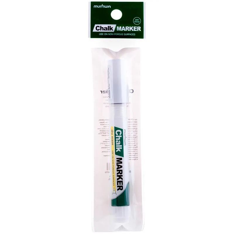 Маркер меловой MunHwa, CM-05, белый, 3мм