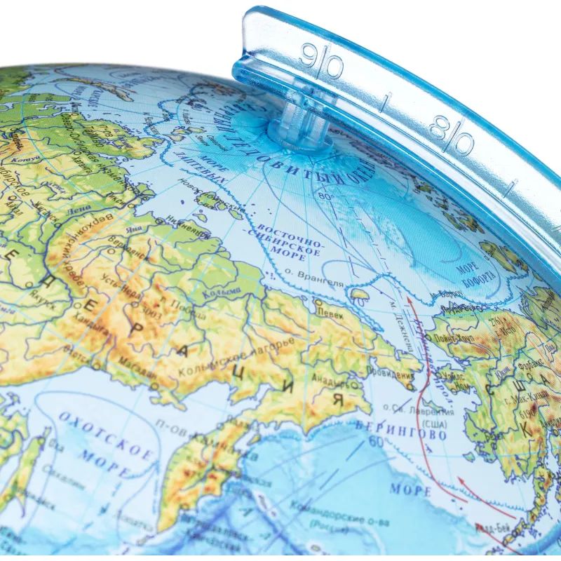 Глобус интерактивный физико-политический с подсветкой,320мм,INT13200288