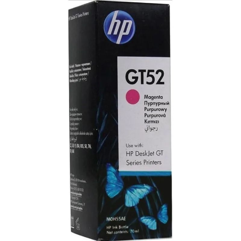 Чернила HP GT52 M0H55AA/M0H55AE пурп. для DJ GT 5810/5820