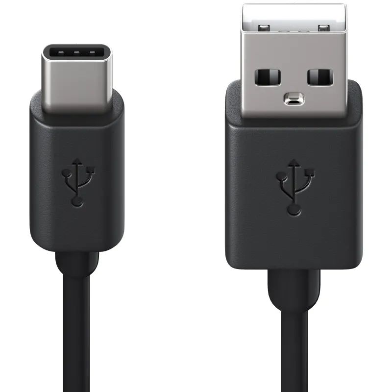 Кабель USB 2.0 - USB Type-C, М/М, 1 м, Red Line, чер, УТ000010553