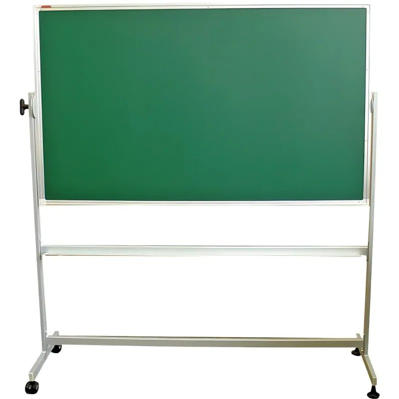 Доска меловая магнитная-зелен/маркерн-белая Attache Twist 100х150вращ.мобил