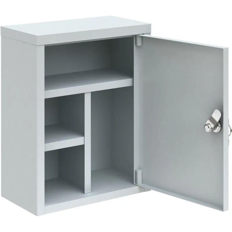 Аптечка металлическая P_АМ-1 медицинская 300х160х380