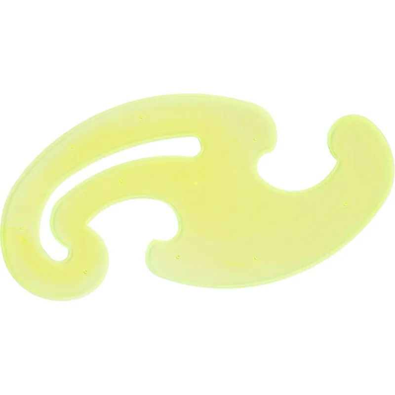 Трафарет набор лекал 25см,17см,12см, NEON Cristal цвет ассорти ЛК02