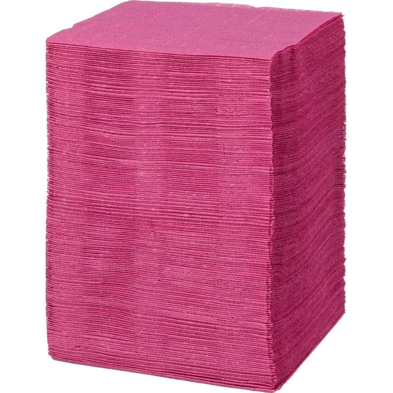 Салфетки бумажные Luscan Profi Pack 1сл24х24 бордовый400шт/уп