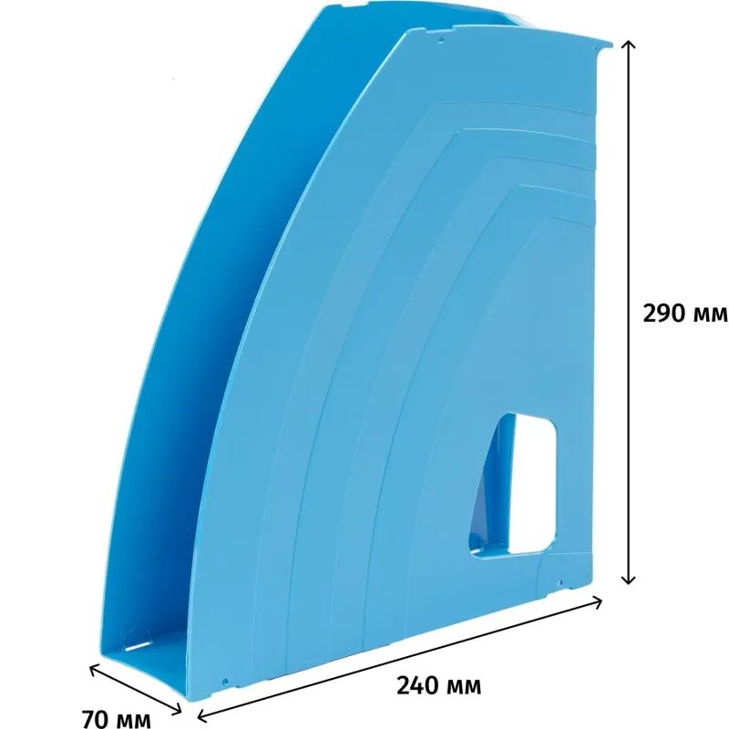 Лоток вертикальный Attache fantasy 70мм голуб