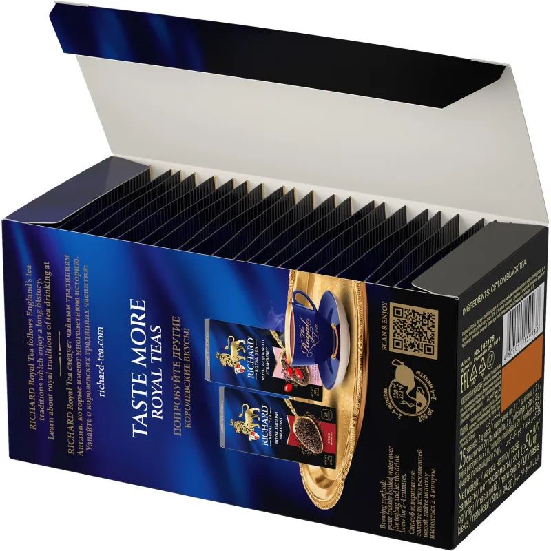 Чай Richard Royal Ceylon черный 25 сашет