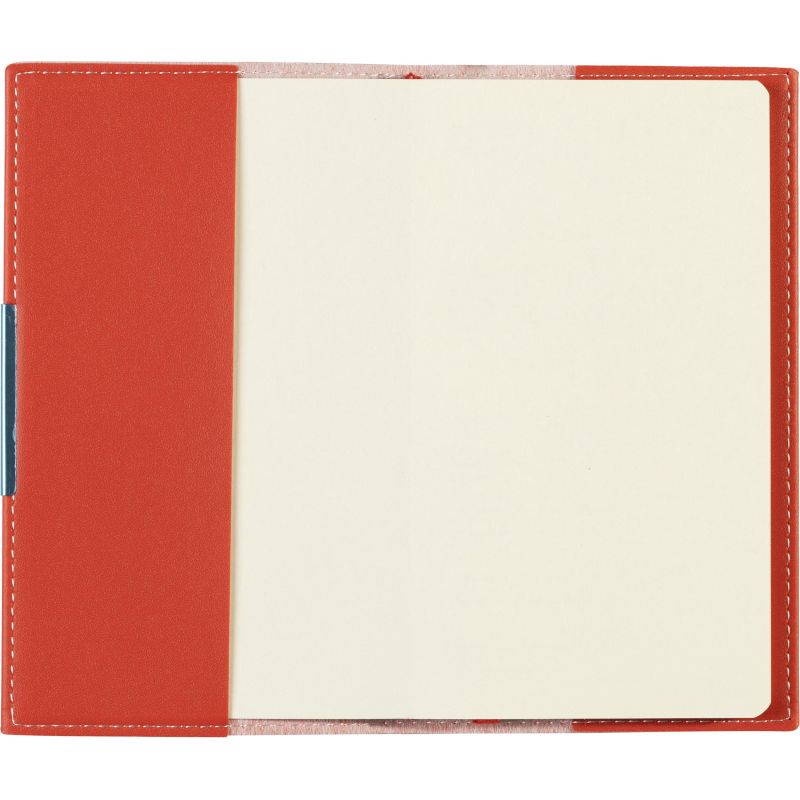 Еженедельник недатированный красный А6  METROPOL, 3-492/02