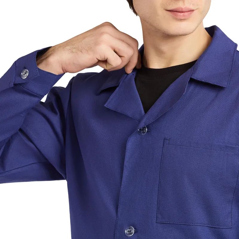 Халат мужской у02-ХЛ синий (р.56-58) 170-176