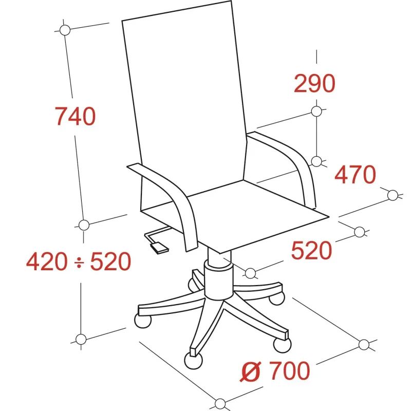 Кресло BN_Hg_EChair-647 TTW сетка, ткань TW черная