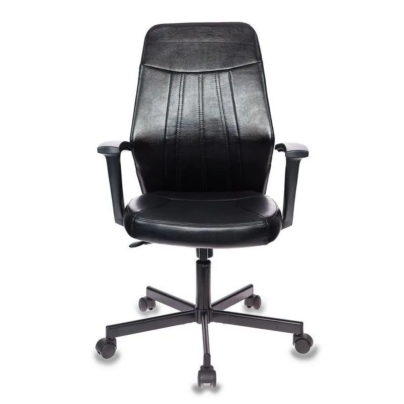 Кресло VB_EChair-224 PPU к/з черный, металл