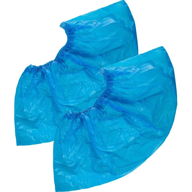 Бахилы н/с, п/э текстур. 4г цельная резинка RLN-2501 6024 50пар/уп