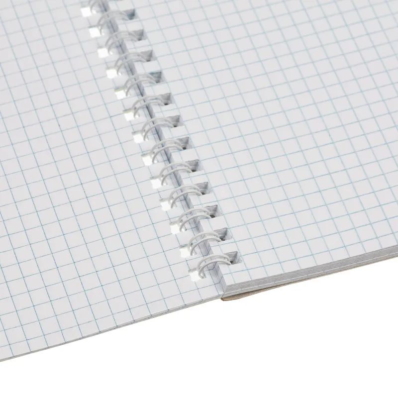 Тетрадь общая Attache,60л,клет,А5,спир,обл.мел.карт