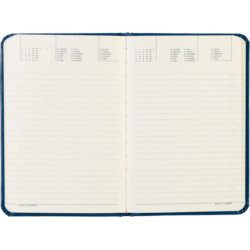 Ежедневник недатированный синий,А6,88x131мм, 200 с.,Br.V.MEGAPOLIS 3-283/01