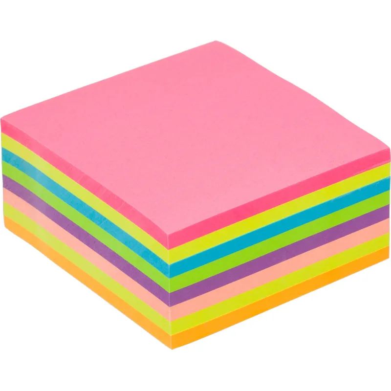 Стикеры Attache Selection куб 76х76, неон 8 цв. 40 0 л