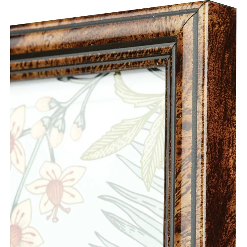 Рамка А4 21x30 см пластиковый багет 14мм темный орех