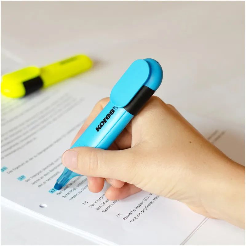 Набор текстовыделителей KORES набор 2цв. 36121