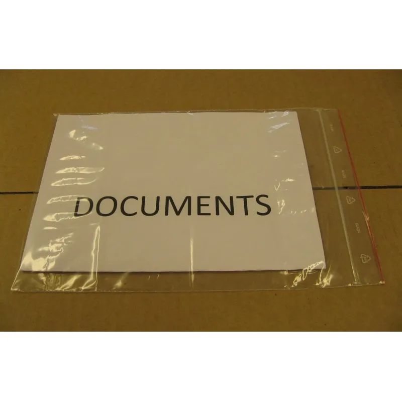 Пакет для сопр.док. из прозр.п/э ZIP-Lock С5, 165х230, 500шт/уп