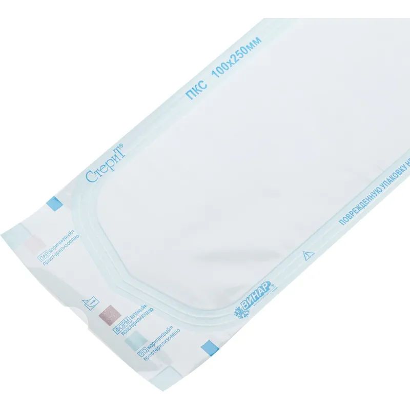 Пакет для стерилизации комбинир. 100 x 250 мм самокл. 100 шт/уп СтериТ