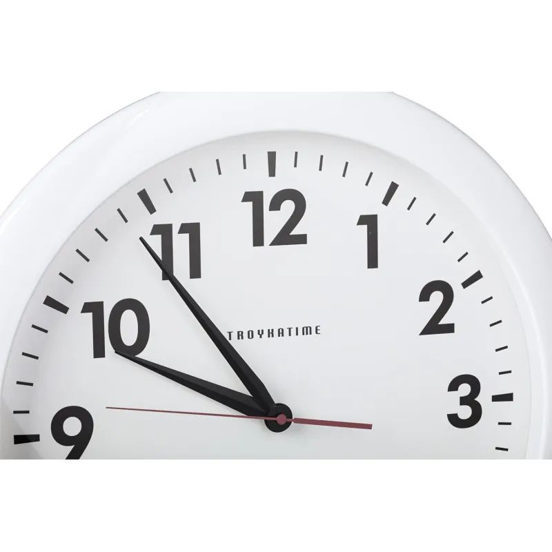 Часы настенные Troyka, модель 06, диаметр 500 мм, пластик 61610611