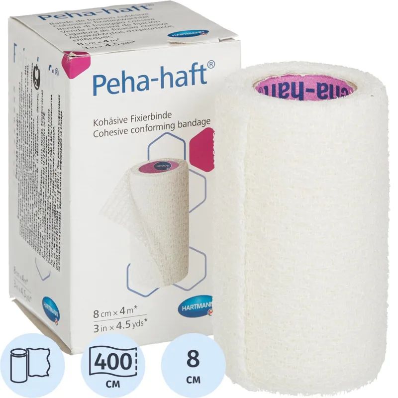 Бинт самофикс эласт 4 м х 8 см, PEHA-HAFT 9324852
